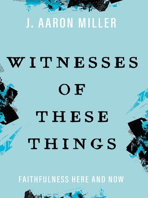 cover image of Witnesses of These Things